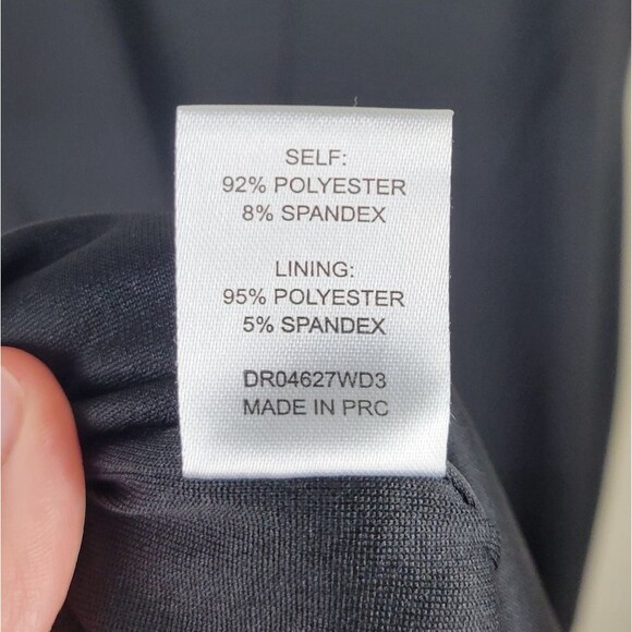 Meshki Ariya Hardware Solid Black Keyhole Midi Dress - Picture 10 of 12